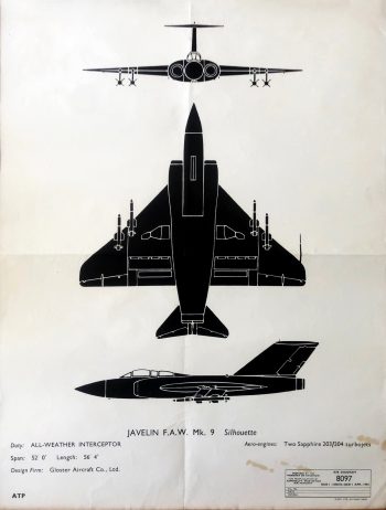 Javelin F.A.W. Mk 9 Air Diagram 8097 RAF #1