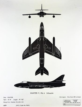 Hunter F Mk 6 Air Diagram 7339 RAF