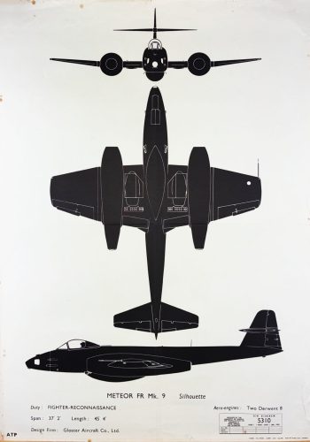 Meteor FR Mk 9 Air Diagram 5310 RAF