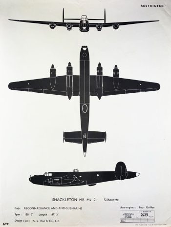 Shackleton MR Mk 2 Air Diagram 5298 RAF