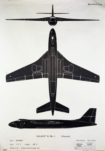 Valiant B Mk I Air Diagram 5276 RESTRICTED