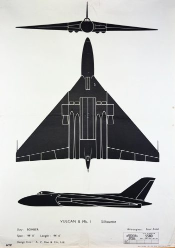 Vulcan B Mk I Air Diagram 5580 RESTRICTED