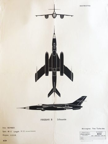 "FIREBAR" (Yak-28) Air Diagram 8050 RESTRICTED