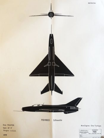 "FISHBED" (Mig-21) Air Diagram 7081 RESTRICTED