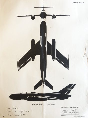 "FLASHLIGHT" (Yak-25) Air Diagram 6612 RESTRICTED