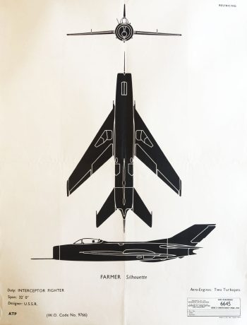 "FARMER" (Mig-19) Air Diagram 6645 RESTRICTED