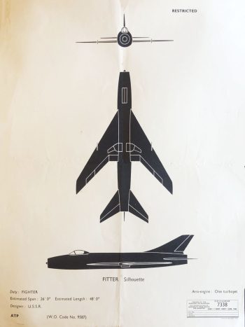 "FITTER" (Su-17) Air Diagram 7338 RESTRICTED
